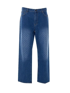 Daily Paper Uomo Monogram Wide-Leg Jeans