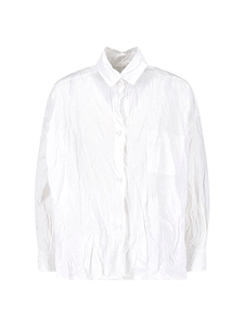 Daniela Gregis Crinkled Button-Up Shirt