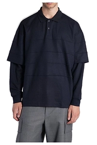 Zack Double Sleeve Stripes Polo Shirt
