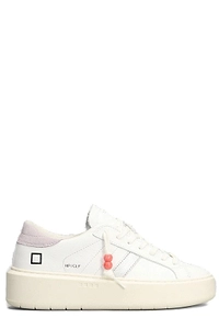 D.A.T.E. Round Toe Lace-Up Sneakers