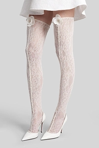 David Koma 3D Flower Lace Stockings