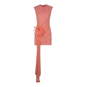 Cactus Dahlia And Drape Mini Dress