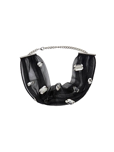David Koma Crystal Embellished Choker Necklace
