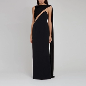 David Koma Draped Maxi Dress