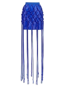 Fishnet Layered Skirt