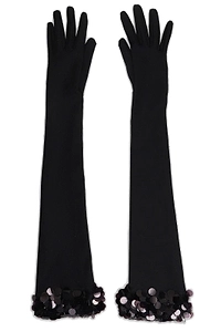 David Koma Payette Embroidered Long Gloves
