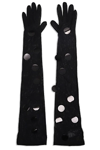 David Koma Sequin Embellished Gloves