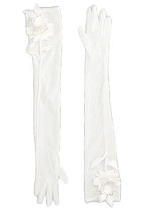 Small Rose Long Gloves