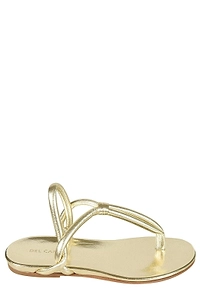Del Carlo Strappy Flat Sandals
