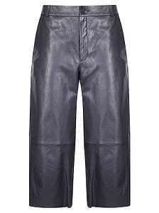 Desa 1972 Cropped Leather Wide-Leg Pants