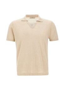 Della Ciana Open Collar Polo Shirt