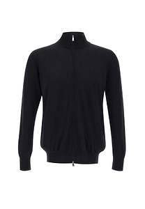 Della Ciana Zip-Up High Neck Cardigan