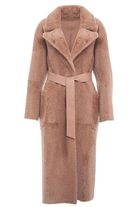 Desa 1972 Reversible Shearling Belted Coat