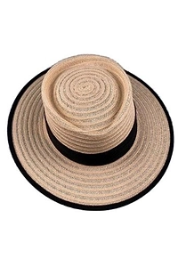 Destree Wovened Flat-Brimmed Hat