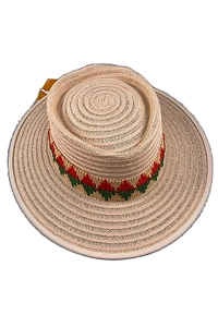 Destree Wovened Flat-Brimmed Hat
