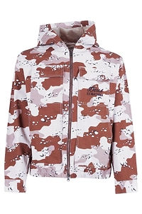 Deus Ex Machina Camouflage Zip-Up Hooded Jacket
