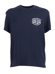 Deus Ex Machina Logo Printed Crewneck T-Shirt