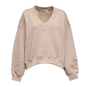Department 5 Rare Zip-Back V-Neck Sweatshirt