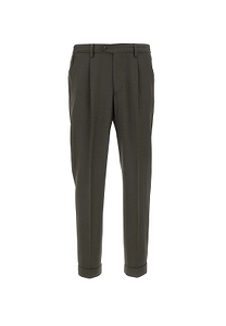 Devore Cuffed Straight-Leg Pants