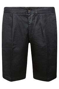 Devore Pleated Bermuda Shorts