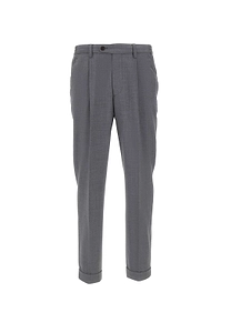 Pleated Cuffed Pants