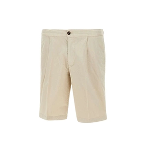 Pleated Regular-Fit Shorts