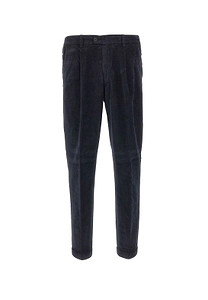 Devore Ribbed Straight-Leg Pants