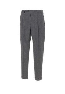 Devore Pleated Tailored Pants