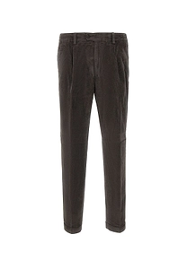 Devore Ribbed Straight-Leg Pants