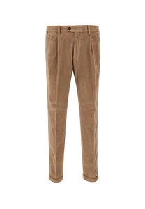 Devore Ribbed Straight-Leg Pants