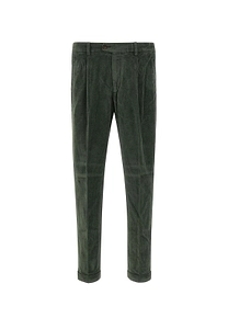 Devore Ribbed Straight-Leg Pants