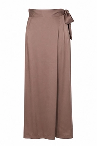 D.Exterior Tie-Waist Wide-Leg Pants