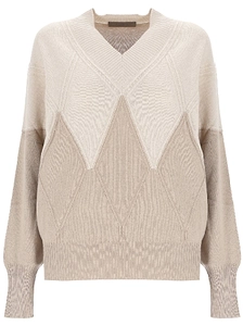 D.Exterior V-Neck Jumper