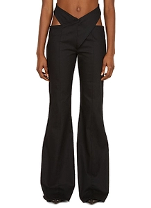 Di Petsa Crossover Waistband Stretch Jeans