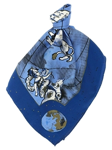 Diane Von Furstenberg Zodiac Print Square Scarf