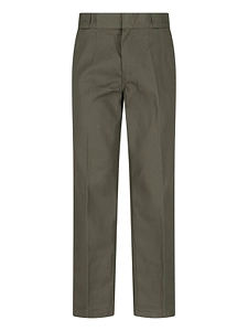 Logo Patch Straight Leg Pants