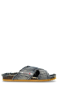D-Woodstock-Crossover Denim Slides