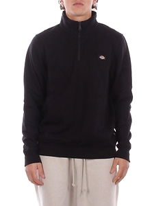 Dickies Oakport Logo Patch Quarter Zipped Sweatshirt