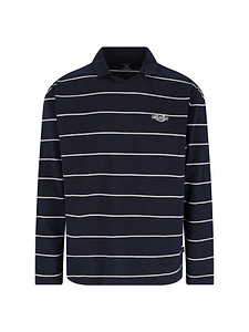 Dickies Striped Long-Sleeve Polo Shirt