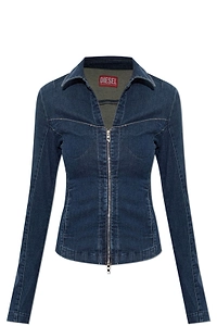 Diesel Full-Zip Denim Shirt