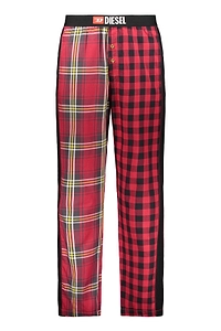 Diesel Derik-Si Checked Straight Leg Slim Pants
