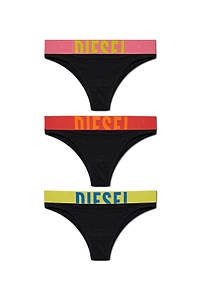 Diesel Fannie D Pop Logo Waistband 3-Pack Briefs