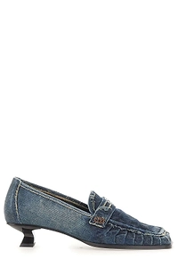 D Amber Moc 30 Heeled Loafer Pumps