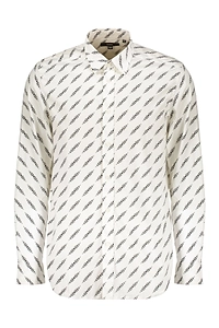 Diesel Graphic Printed Buttoned Shirt