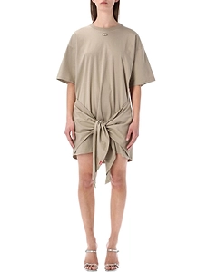 Diesel D Eivor Tie-Front T-Shirt Dress