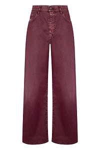 Diesel High-Rise Wide-Leg Jeans
