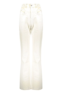 Diesel High-Waist Coated-Effect Stretch Jeans