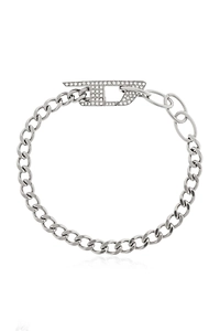Diesel D-Logo Crystal-Embellished Bracelet