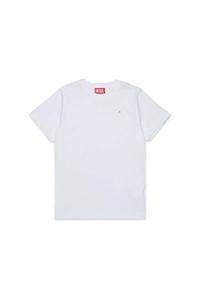 Diesel Kids D-Logo Detailed Crewneck T-Shirt
