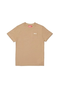 Diesel Kids Logo Plaque Crewneck T-Shirt